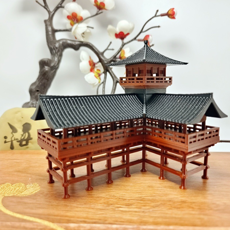 Bonsai Garden In Japan - Model Arsitektur Kuno Patung Licheng Cina,
