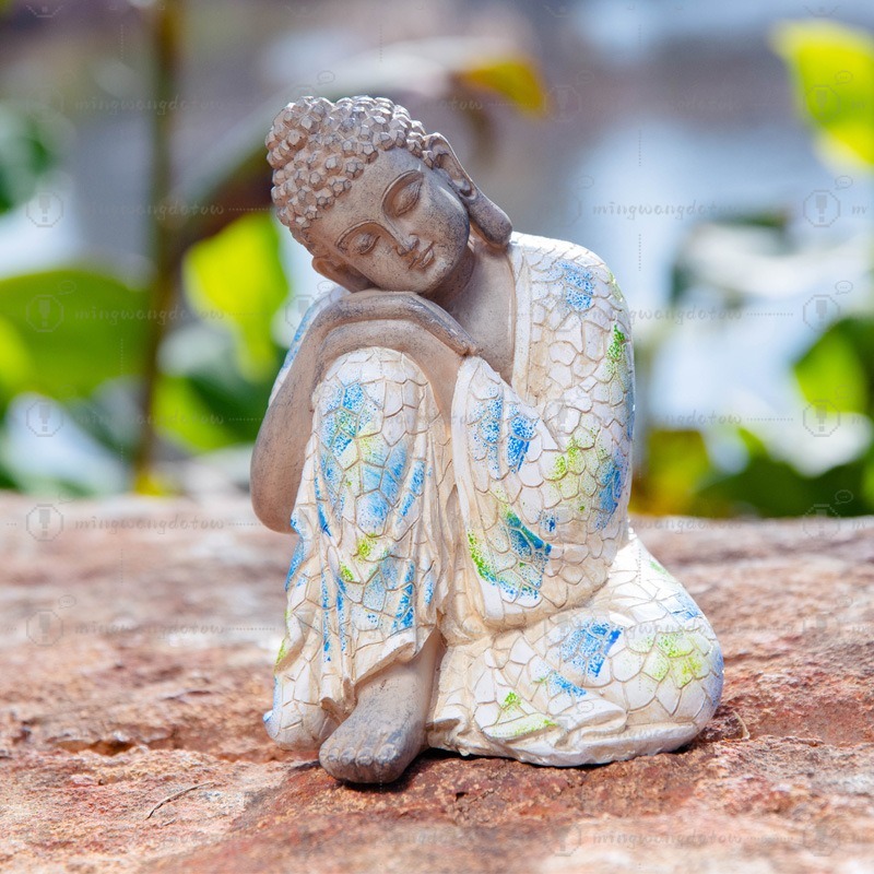 Ornamen Patung Buddha Mini, De - Bonsai Gardener ulasan dan harga