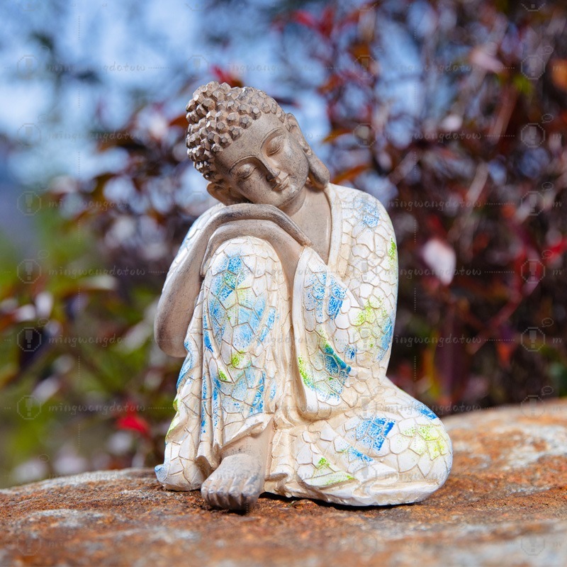Ornamen Patung Buddha Mini, De - Bonsai Gardener ulasan dan harga