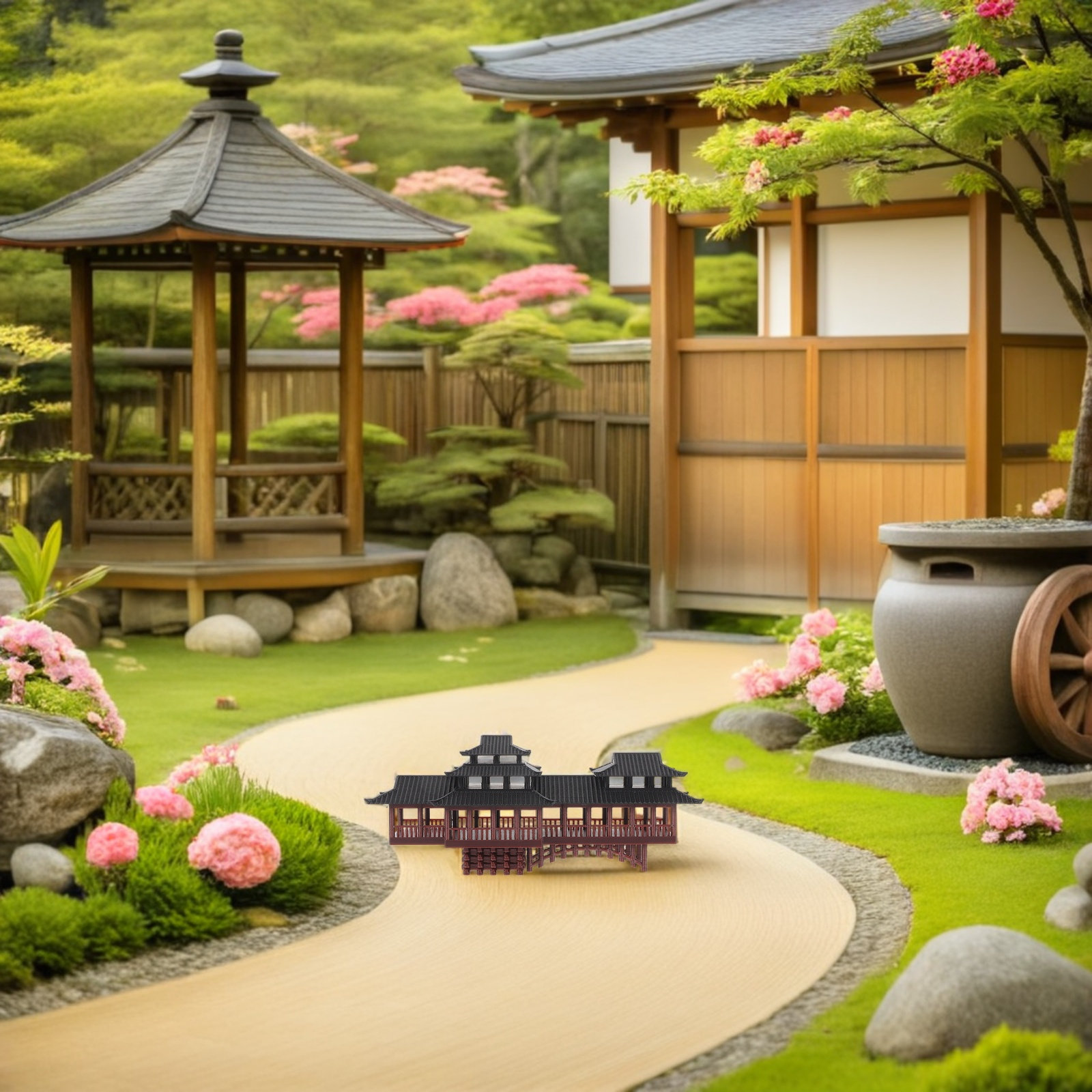 Dekorasi Akuarium Jembatan Bon - Bonsai Garden Decor ulasan dan harga