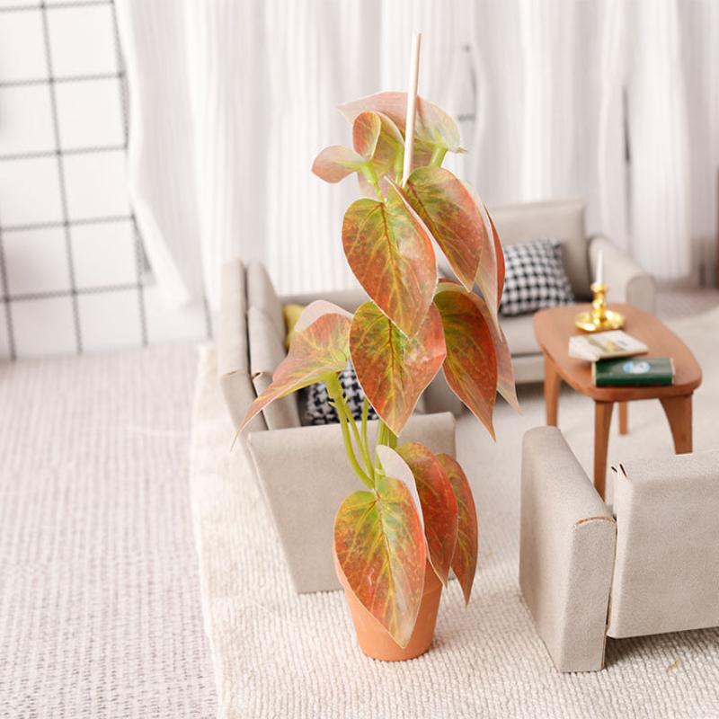 1/12 Model Tanaman Hijau Bonsa - Bonsai Garden Decor ulasan dan harga