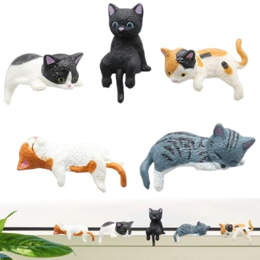 Figur Kucing Miniatur Lucu, De - Bonsai Garden In Japan ulasan dan harga
