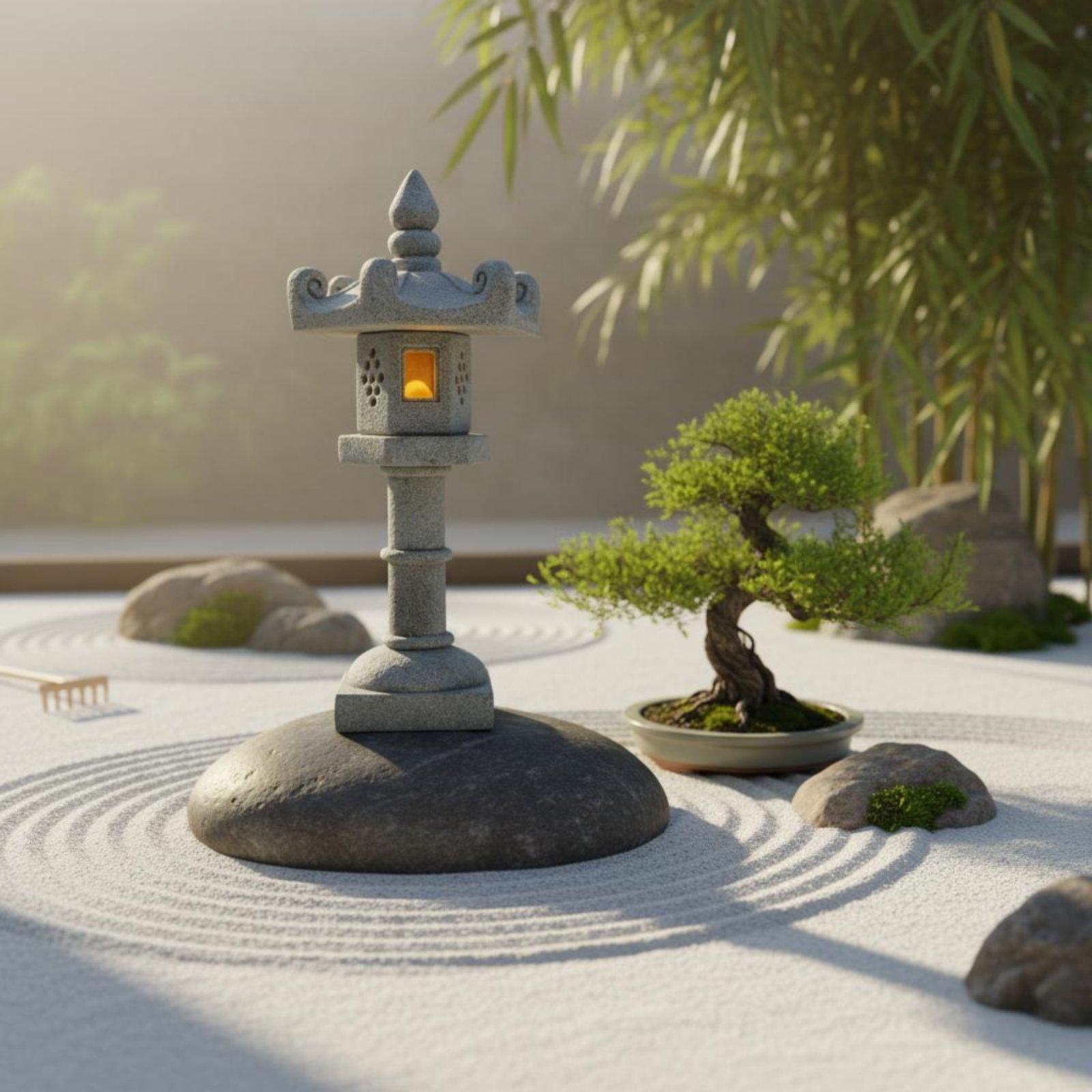 Lentera Lanskap Jepang, Lenter - Bonsai Gardener ulasan dan harga