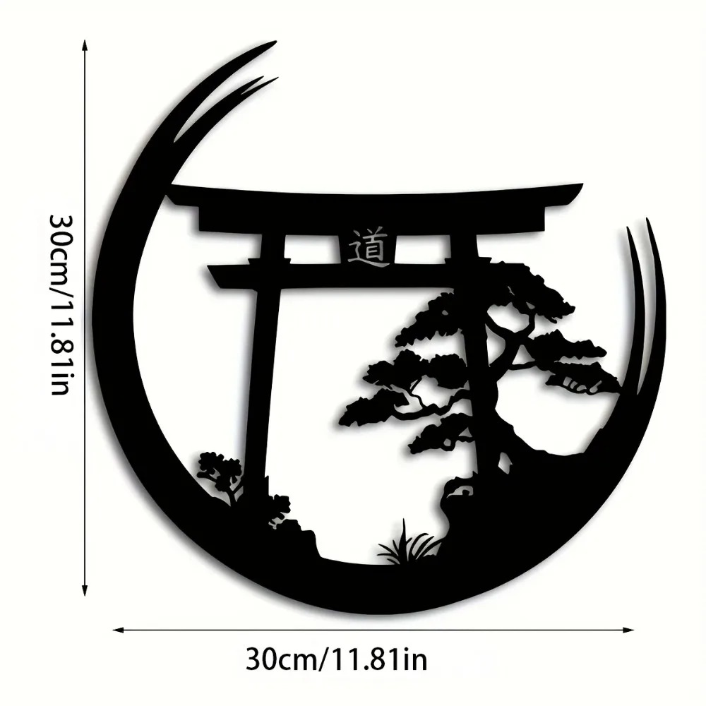 Seni Dinding Logam Gerbang Tor - Bonsai Garden Decor ulasan dan harga