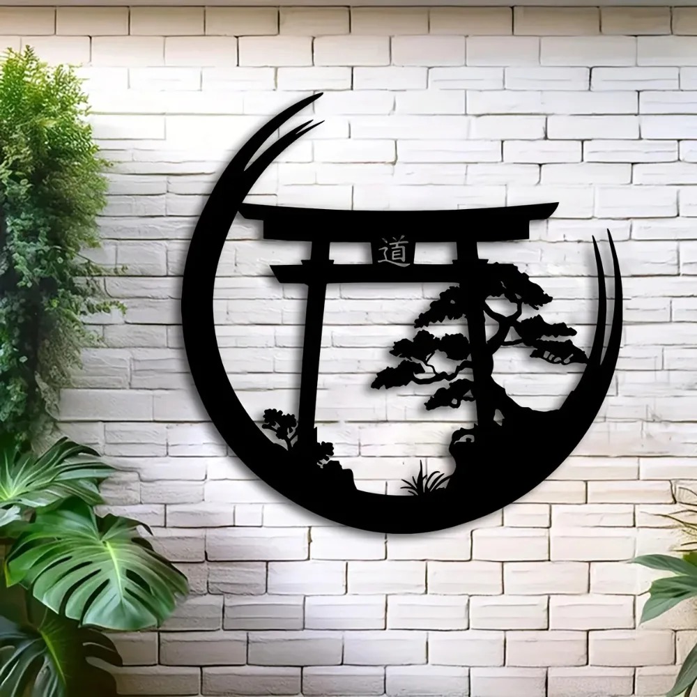 Seni Dinding Logam Gerbang Tor - Bonsai Garden Decor ulasan dan harga