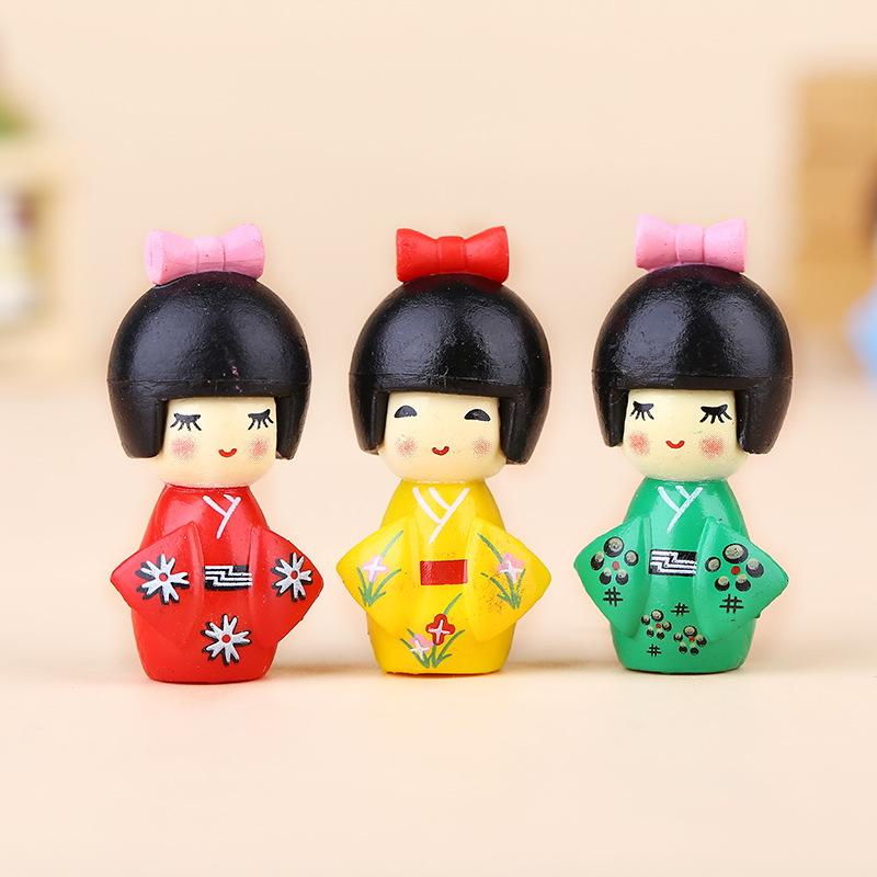 Patung Gadis Jepang Lucu Baru  - Bonsai Garden In Japan ulasan dan harga