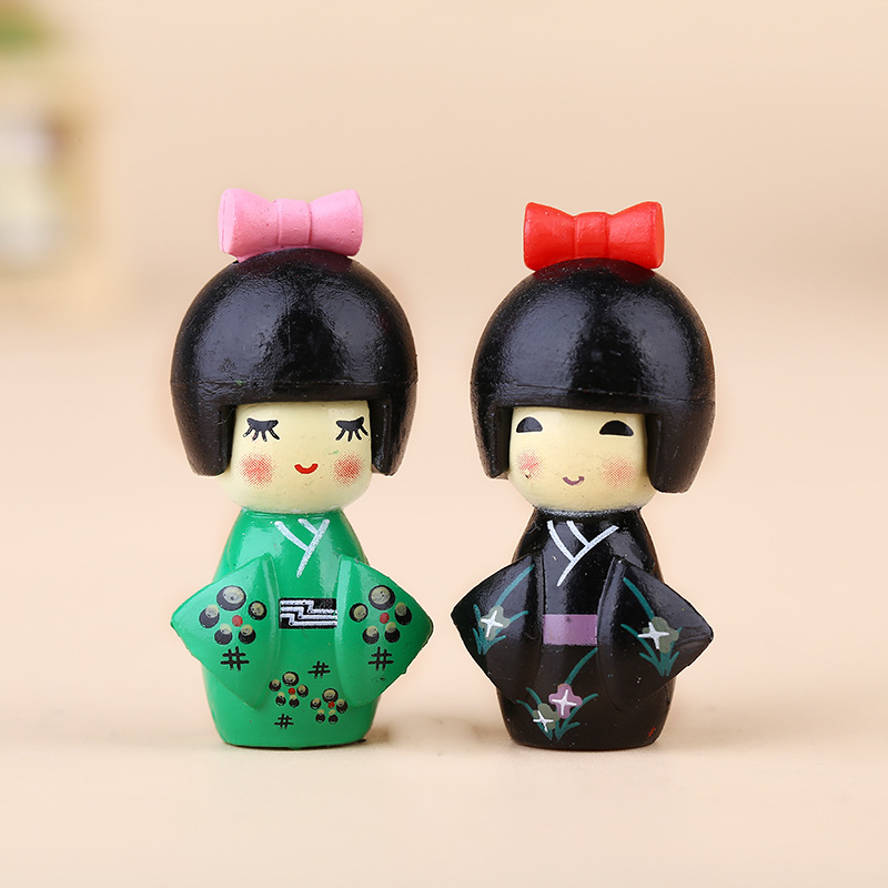 Patung Gadis Jepang Lucu Baru  - Bonsai Garden In Japan ulasan dan harga