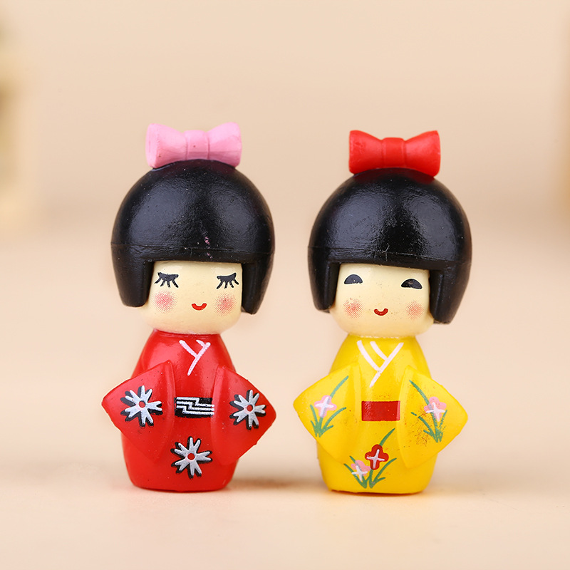 Patung Gadis Jepang Lucu Baru  - Bonsai Garden In Japan ulasan dan harga