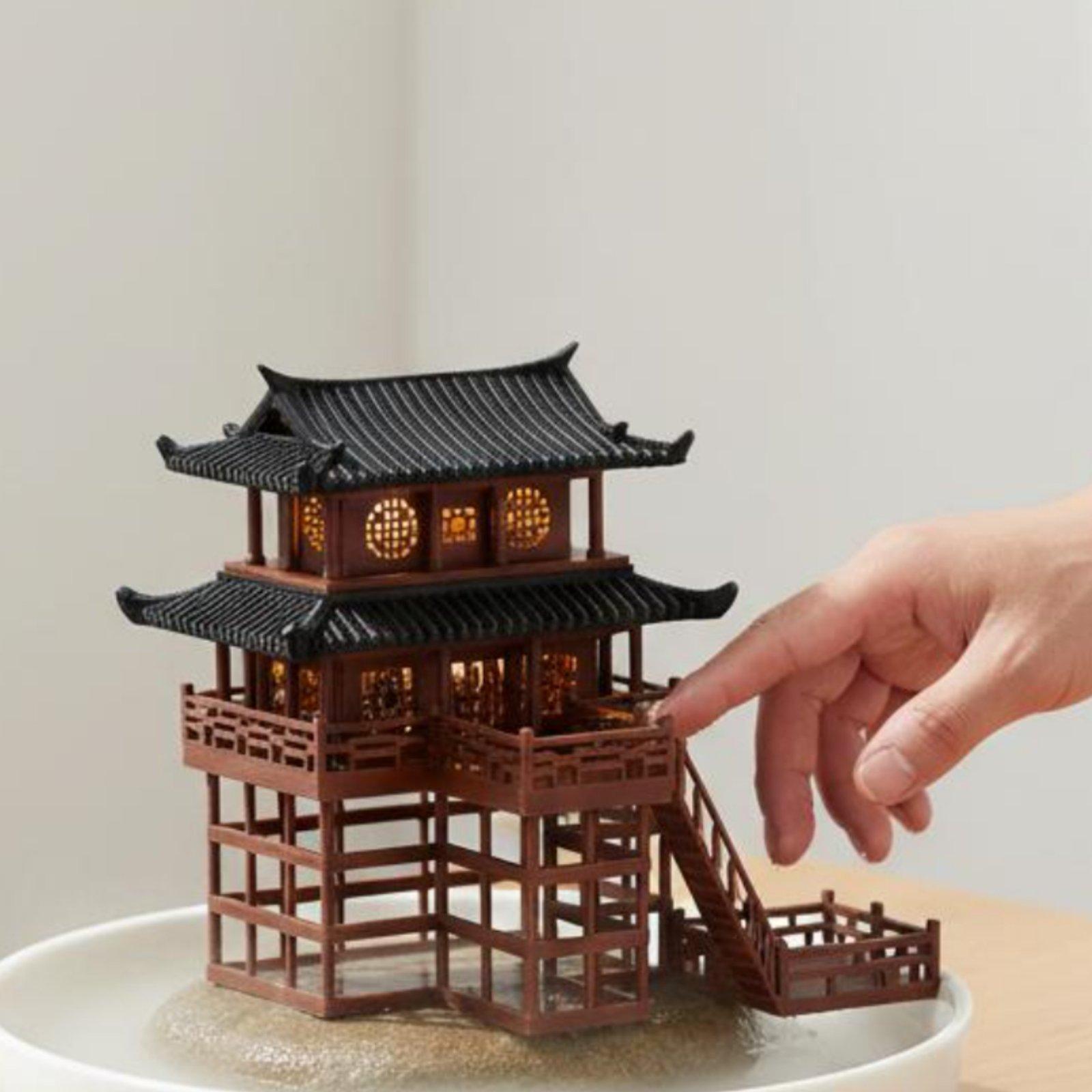 Pagoda Plastik Mini untuk Meja - Bonsai Gardener ulasan dan harga